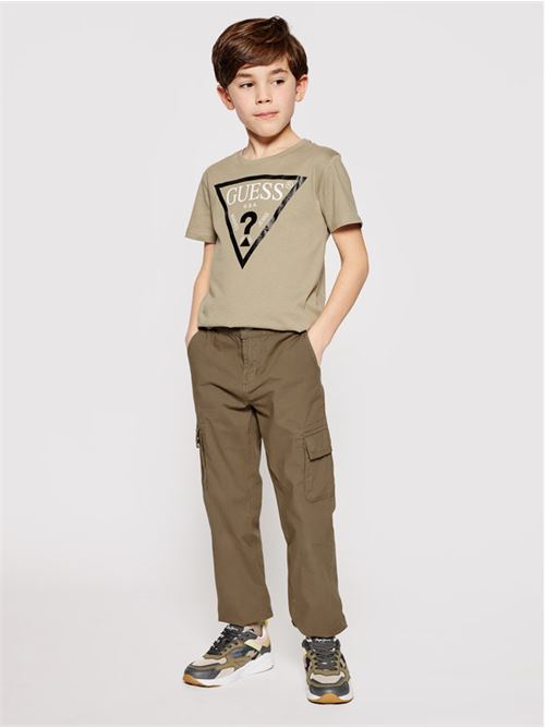 POPLIN CARGO LONG PANT GUESS | L1RB00WDSX0/G814
