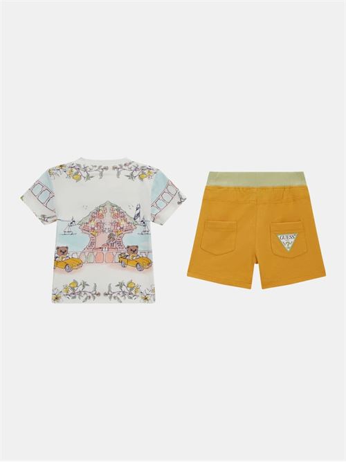 SET SS T-SHIRT+JERSEY SHORTS GUESS | I4GG00K8HM3/P0EF