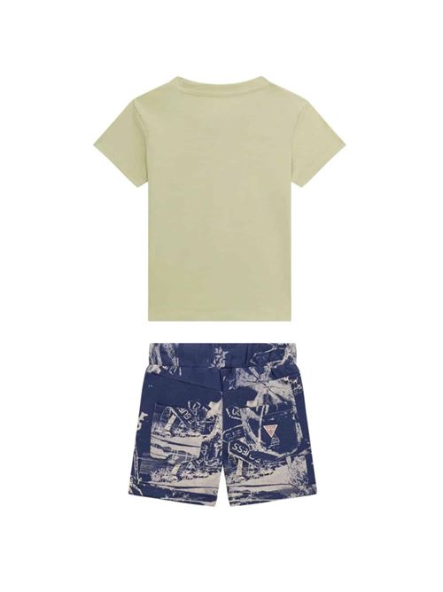 SET SS T-SHIRT+ACTIVE SHORTS GUESS | I4GG07K8HM3/A82C