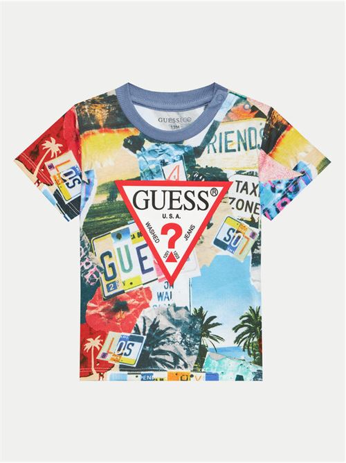 SET SS T-SHIRT+ACTIVE SHORTS GUESS | I4GG12K8HM3/P9IC