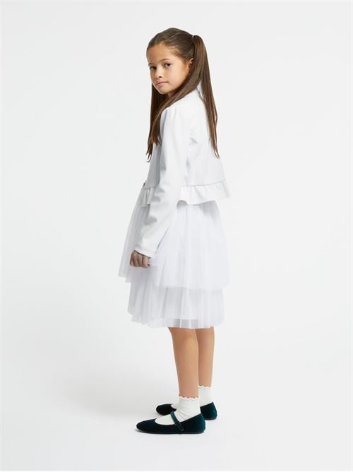 MIXED FABRIC SL DRESS_CEREMONY GUESS | J4RK34KC4T0/G011