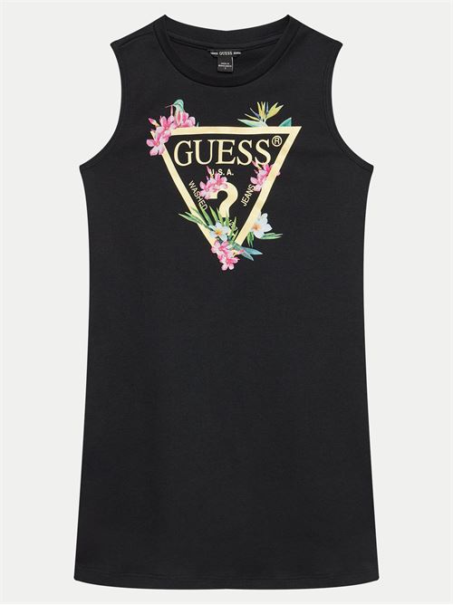 INTERLOCK SL DRESS GUESS | J4RK38KA6W4/JBLK