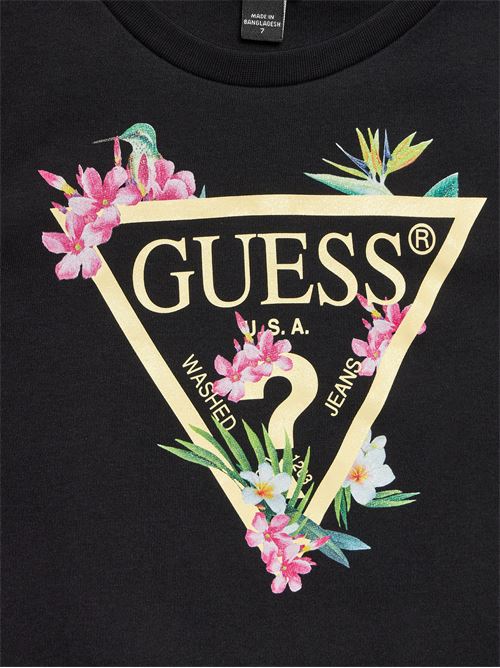 INTERLOCK SL DRESS GUESS | J4RK38KA6W4/JBLK