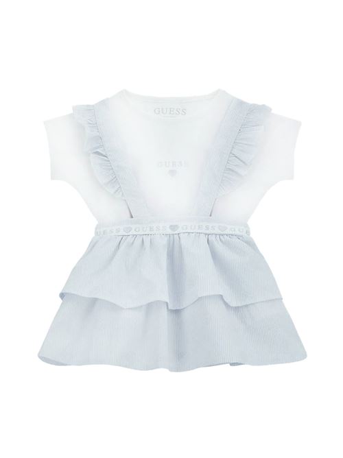 SET SS T-SHIRT+POPLIN SKIRTALL GUESS | K4GG00K6YW0/G011
