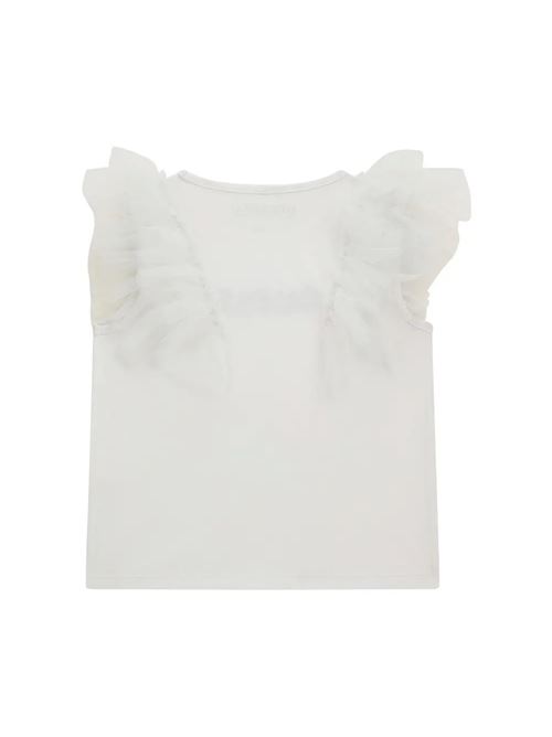 SS T-SHIRT W/MESH GUESS | K4GI22K6YW1/G011