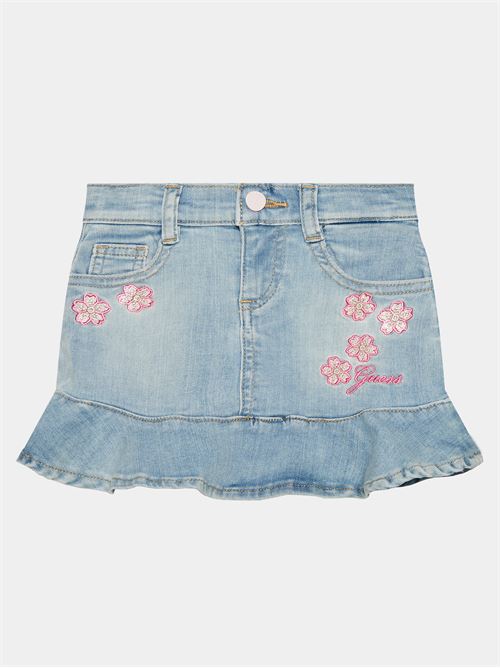 STRETCH DENIM SKIRT GUESS | K4RD05D4CA0/CEWW