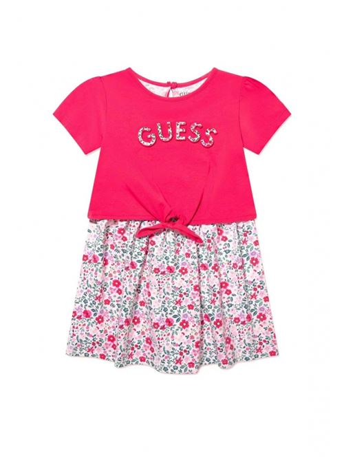 STR. JERSEY SS DRESS GUESS | K4RK06K6YW3/G5A3