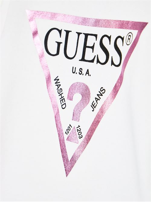 LS FLEECE_CORE GUESS | K74Q12KAUG0/TWHT