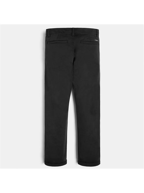 SATIN SLIM CHINO PANT_CORE GUESS | L1RB05WD3T0/JBLK