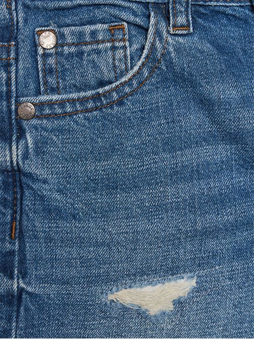 DENIM LINEN SHORTS GUESS | L4GD16D41E0/PURO