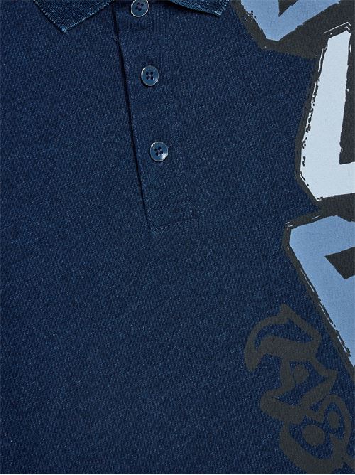 INDIGO JERSEY SS POLO GUESS | L4GP02K8GA0/IGO