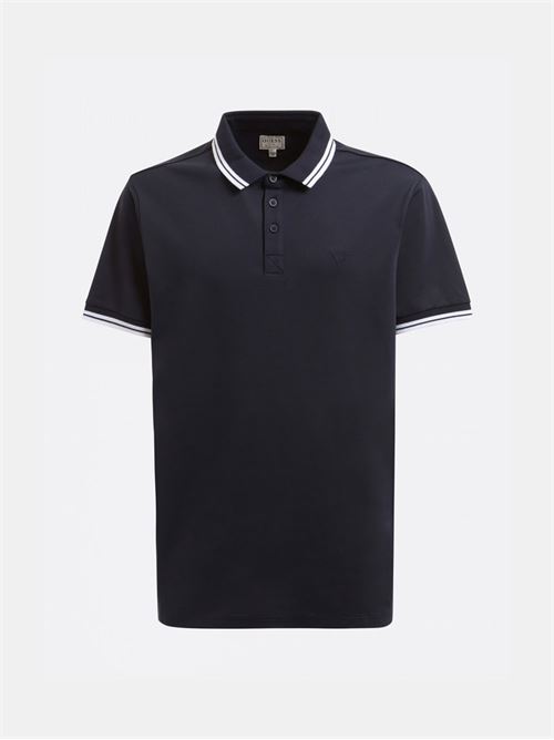 SS SPORTS PIQUE TRNGL POLO GUESS | M2GP34KARS0/G7V2