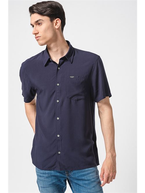 SS COLLIN FLUID SHIRT GUESS | M4GH40WO089/G7V2