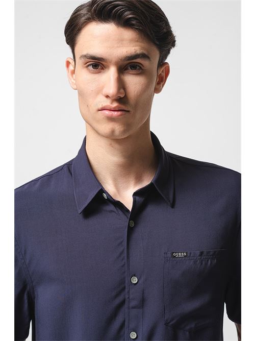 SS COLLIN FLUID SHIRT GUESS | M4GH40WO089/G7V2