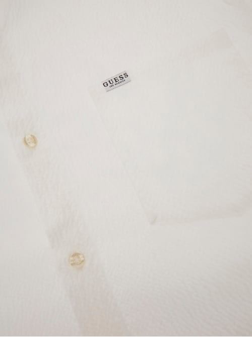SS COLLIN FLUID TEXTURED SHIRT GUESS | M4GH77WG6Y0/G011