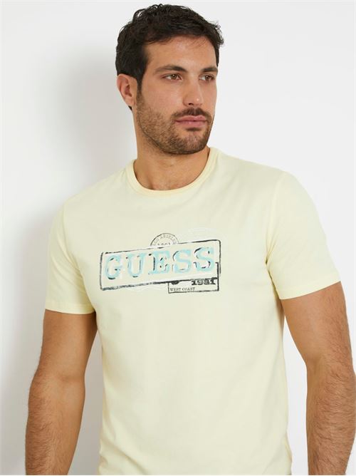 SS CN GUESS BOX LOGO TEE GUESS | M4GI26J1314/A21B