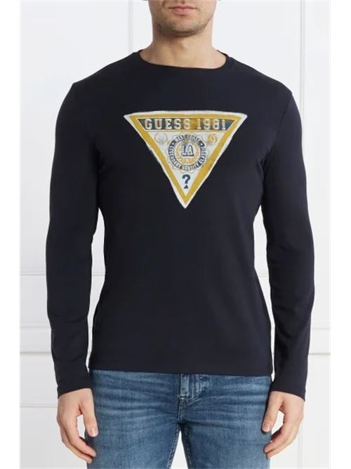 LS CN TRIANGLE PRINT TEE GUESS | M4RI39J1314/G7V2