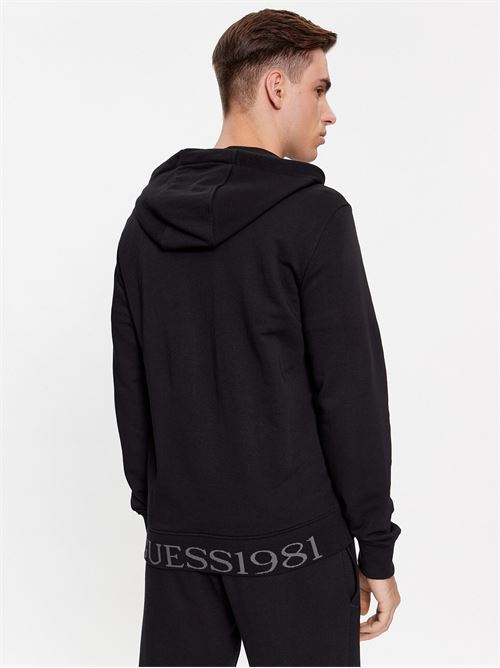 BROOKS HOODIE TRUCK FLEECE GUESS | M4RQ48KBK32/JBLK
