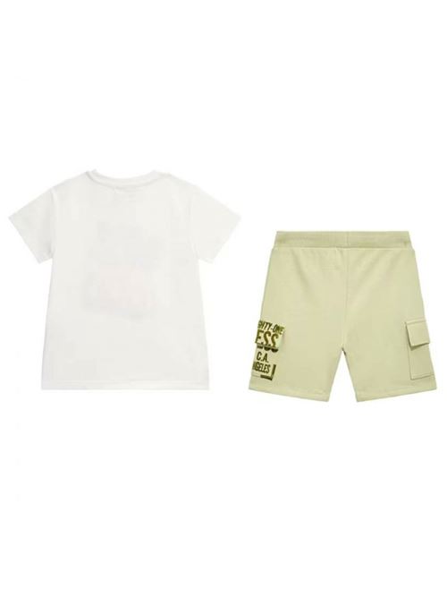 SET SS T-SHIRT+ACTIVE SHORTS GUESS | N4GG06K8HM4/G011