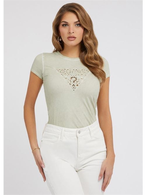 SS EYELET FLORAL LOGO R3 GUESS | W2GI31KA0Q1/F83B