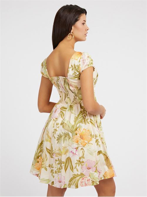 SS KARIDA FLARE DRESS GUESS | W3GK43WFEX0/P63Y