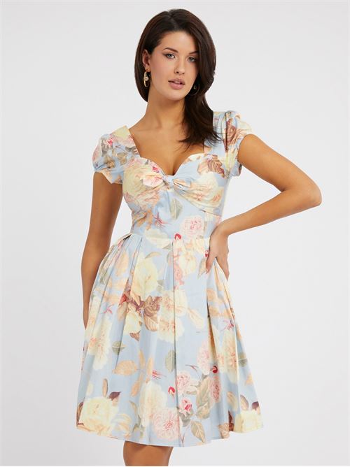 SS KARIDA FLARE DRESS GUESS | W3GK43WFEX0/P7FU