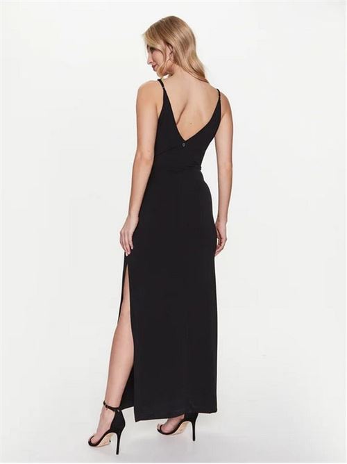 MICRO STRAPS RAMSHA LONG DRESS GUESS | W3GK65KBPZ0/JBLK