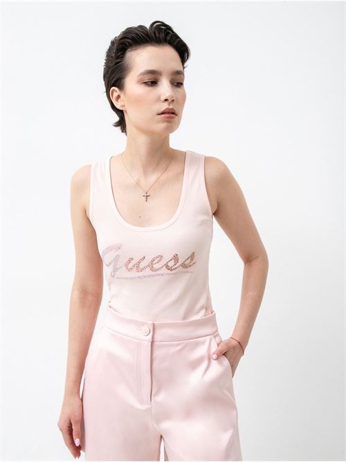 LOGO TANK TOP GUESS | W4GP16K1814/G6K8