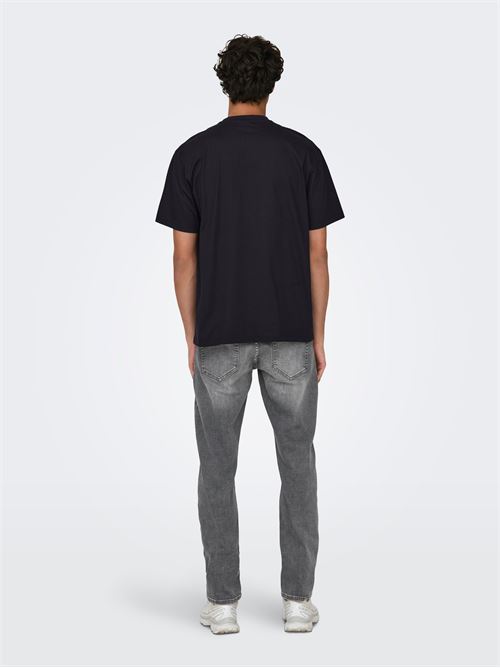 ONSFRED LIFE RLX SS TEE NOOS ONLY&SONS | 22022532/Black