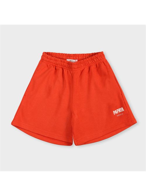 SHORT SWEATPANTS VICOLO | 3146PF0563/PAPAYA